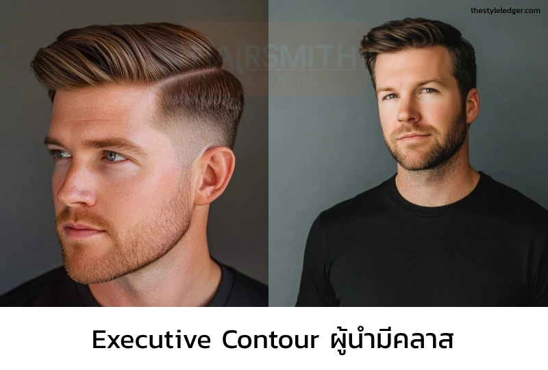ทรงผมชาย Executive Contour