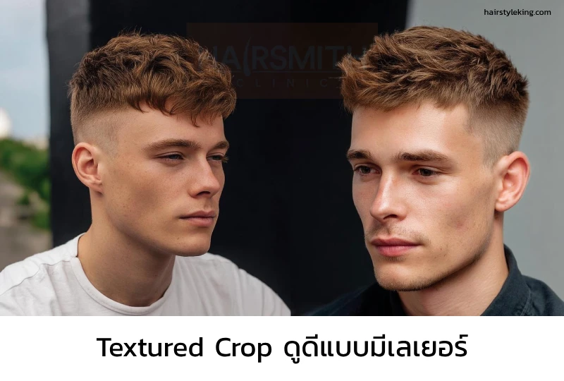 ทรงผมชาย Textured Crop
