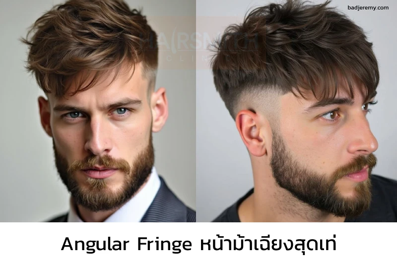 ทรงผมชาย Angular Fringe